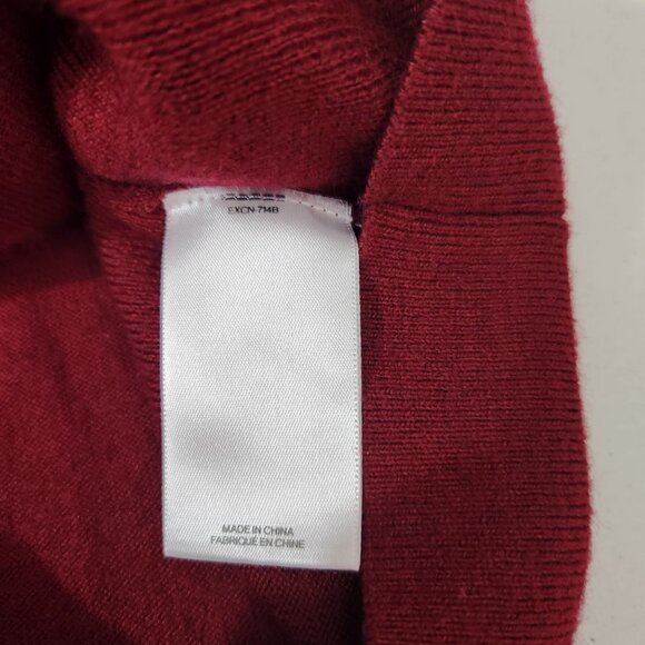 Express Sweater Mens XL Red Merino Wool Blend Crewneck - Picture 14 of 16